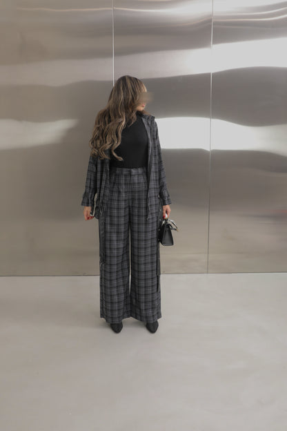 Strap Plaid Suit ✨