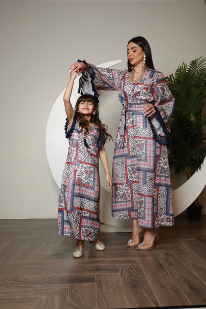 Islamic pattern kaftan(Kids)