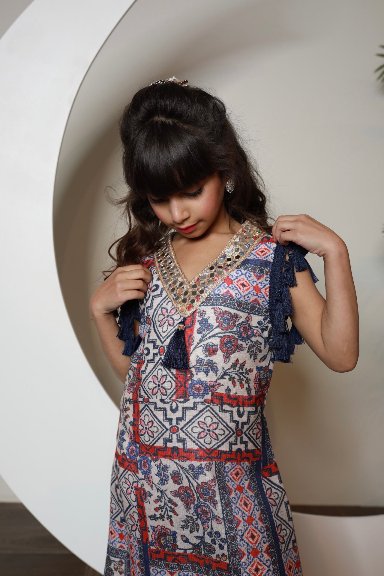 Islamic pattern kaftan(Kids)